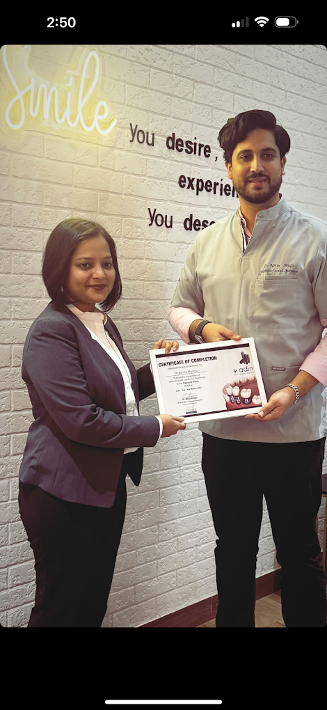 Professional certification moment